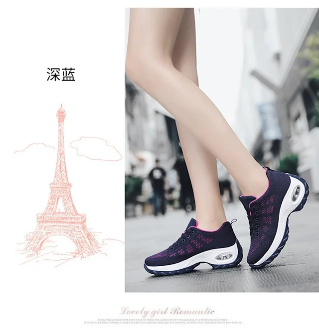 Women's Knit Platform Runners Detail