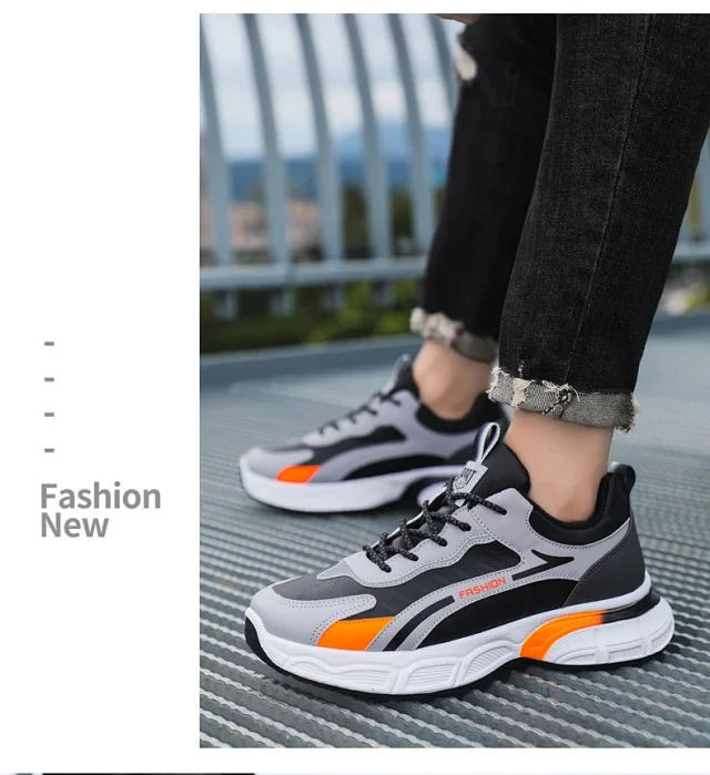 Men's Lightweight Breathable Mesh Running Shoes Detail