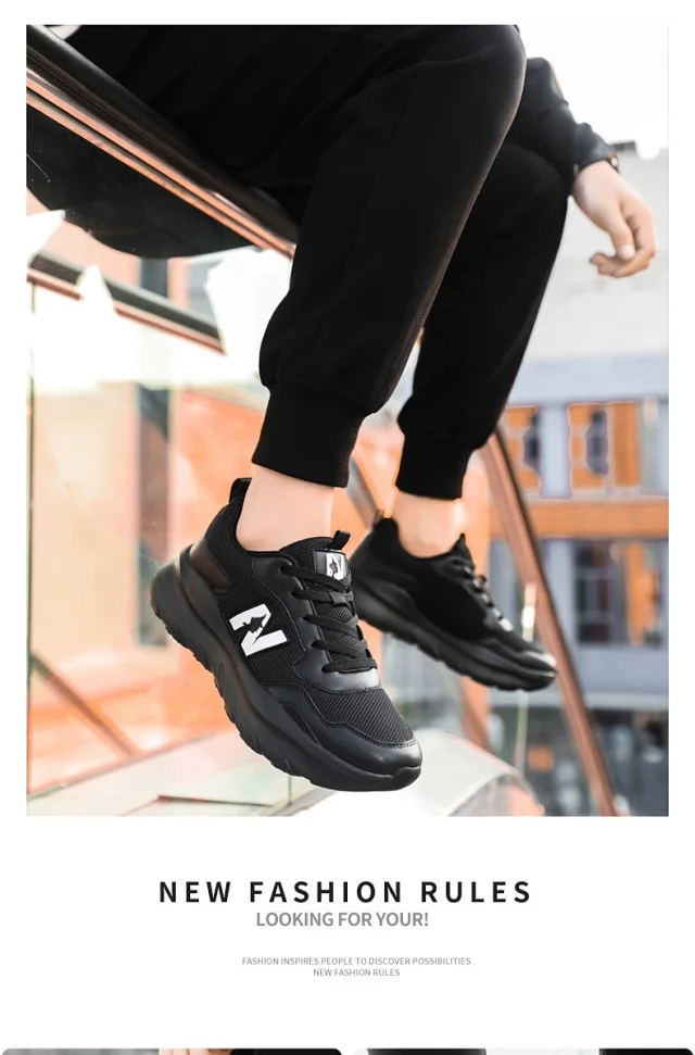 Unisex Couple Lightweight Platform Running Sneakers Detail