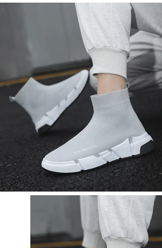 Men's '23 Running Sock Shoes Stylish Detail