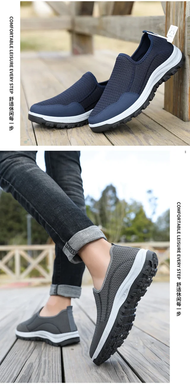 Men's Breathable Slip-On Casual Shoes Spring 2025 Detail
