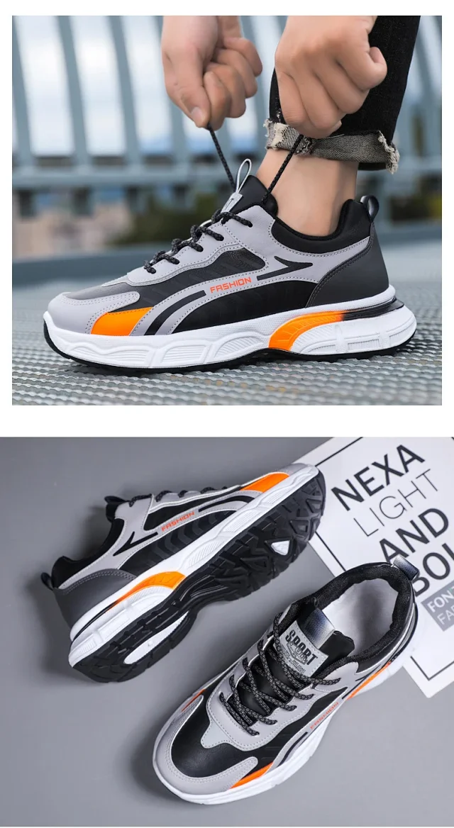 Men's Lightweight Breathable Mesh Running Shoes Detail