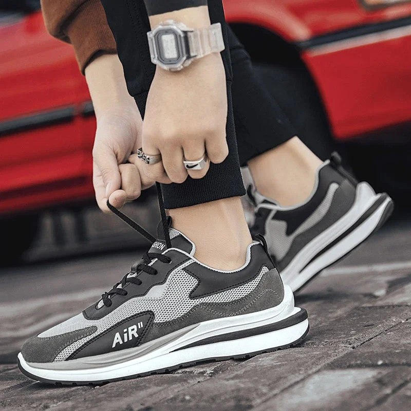 Men's Breathable Flyknit Running Shoes SS2025 Comfy