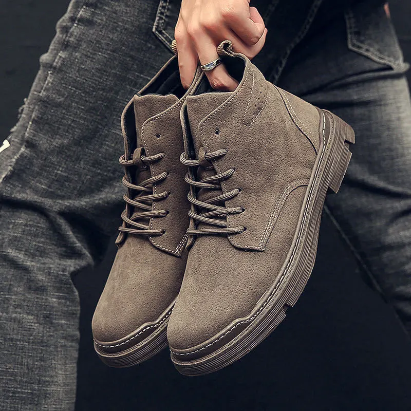 Men's British High-top Insulated Martin Boots