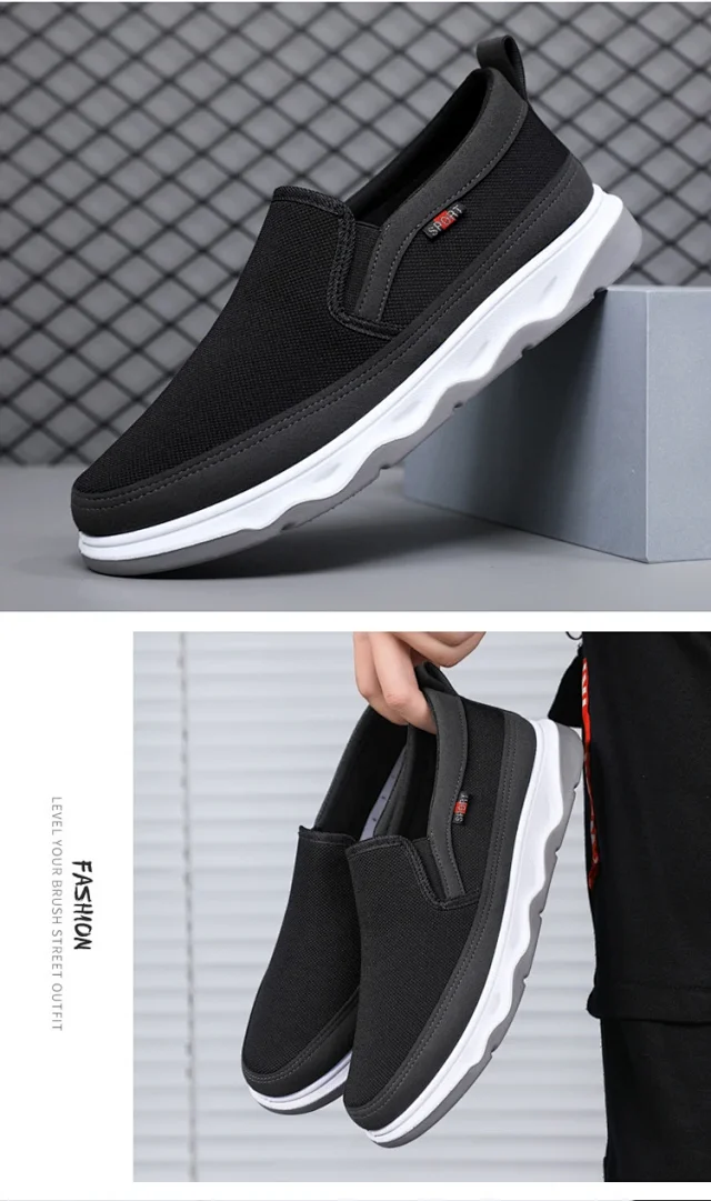 Men's Slip-On Beijing Dad Casual Shoes Detail
