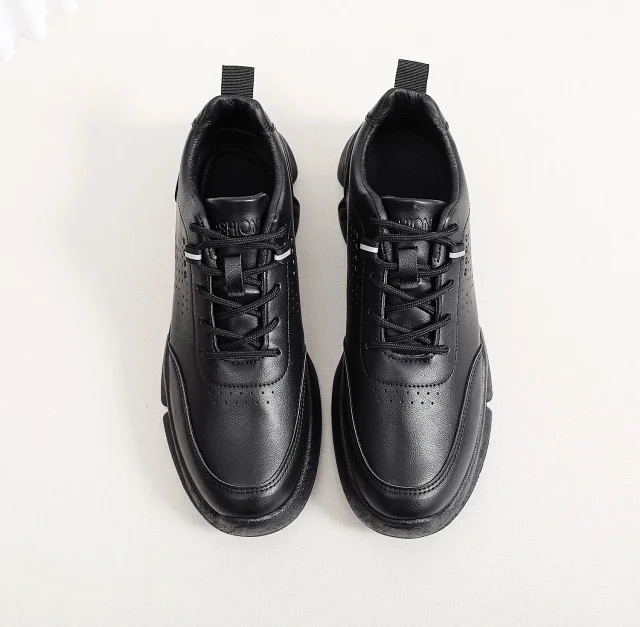 Men's Soft Leather Business Casual Shoes Detail