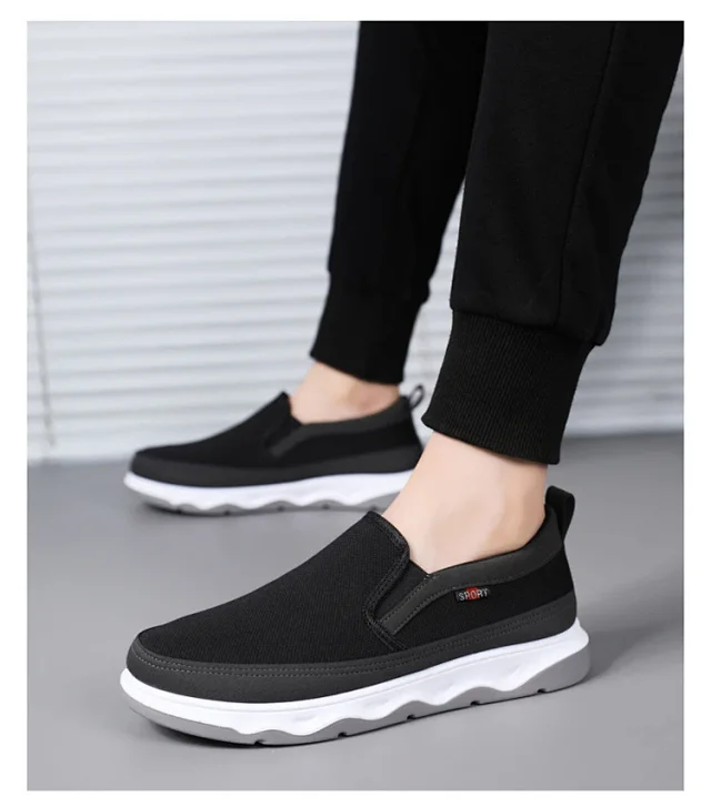 Men's Old Beijing Slip-On Walking Shoes Detail