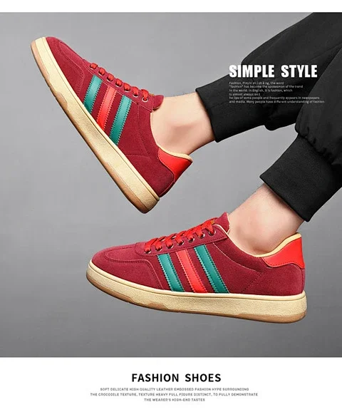 Spring Men's Retro HK Sneakers SS24 Detail