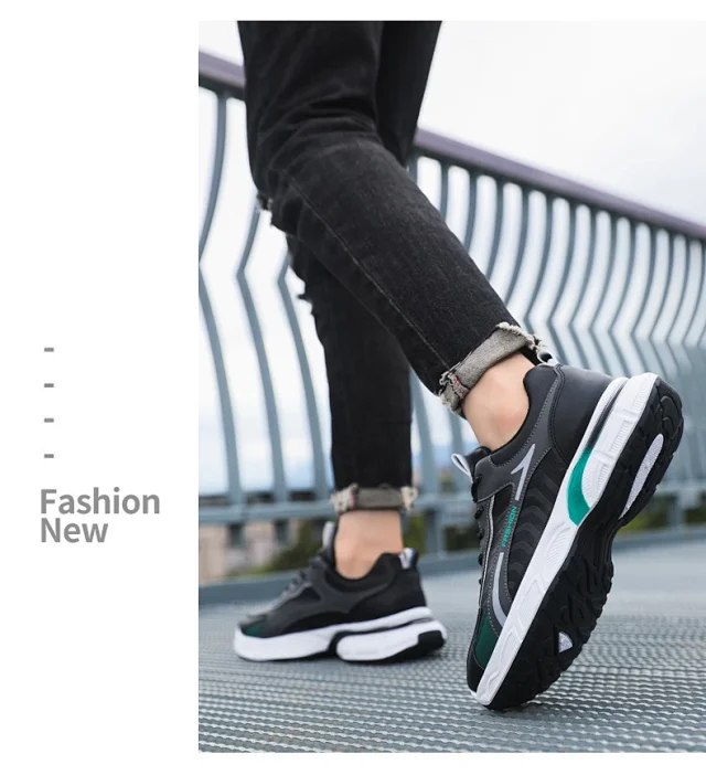 Men's Lightweight Breathable Mesh Running Shoes Detail