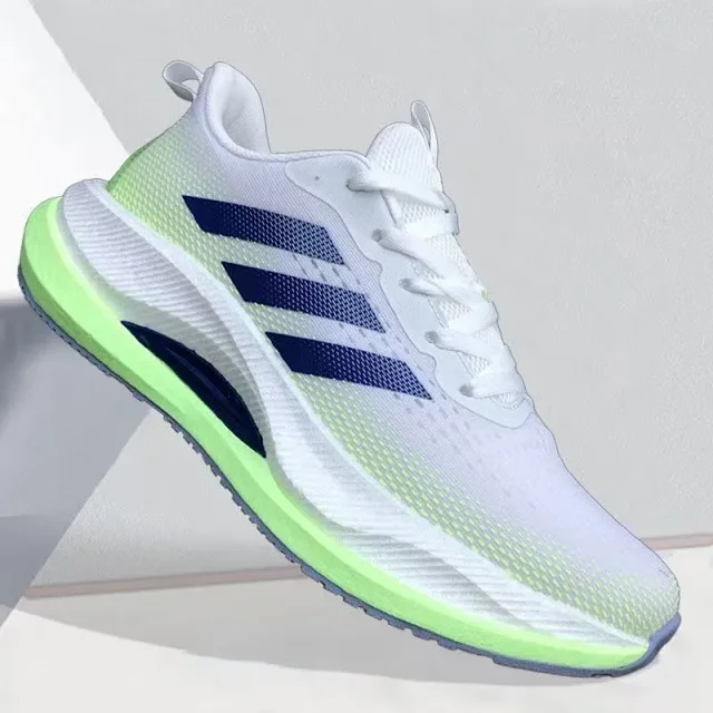 Men's Trendy Versatile Cushion Pure White Sneakers Detail