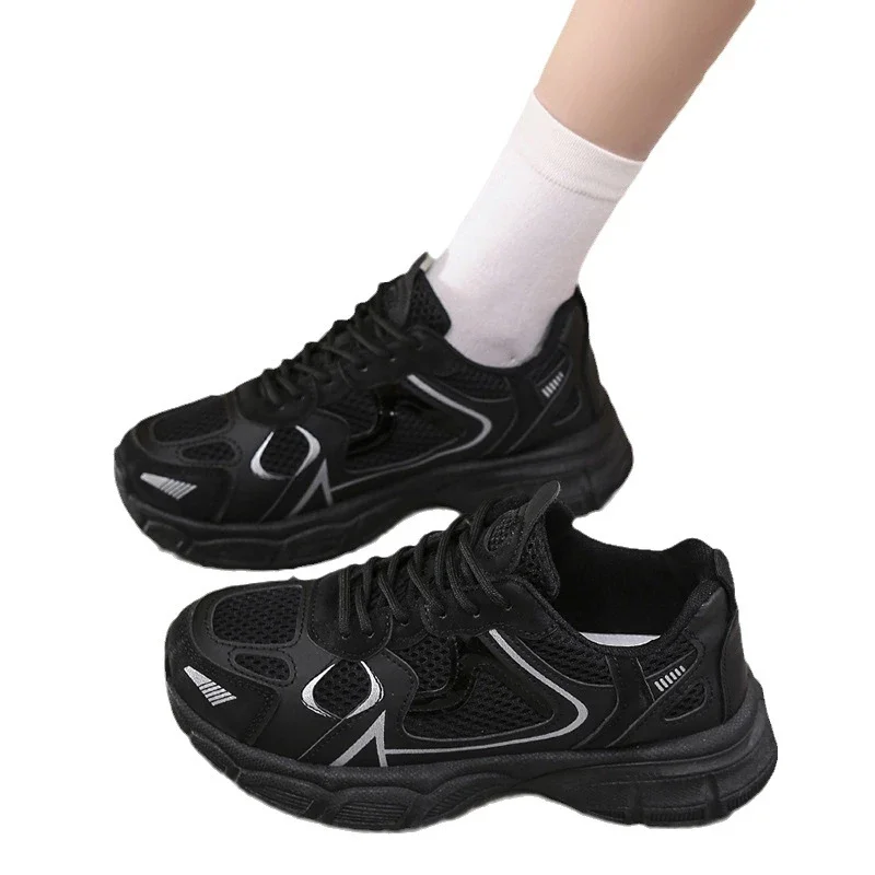Parisian Dad Sneakers Women's Breathable Mesh