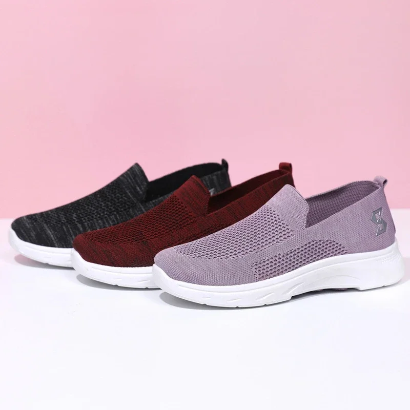 Comfy Summer Breathable Knit Cloth Shoes