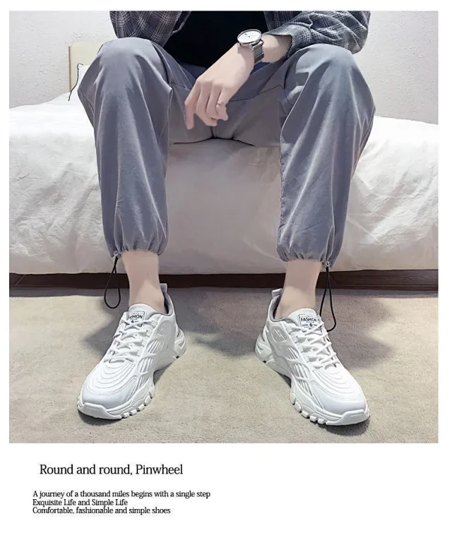 Men's Mesh Retro Casual Sneakers Detail