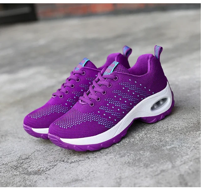 Women's Air Cushion Platform Walking Shoes Detail