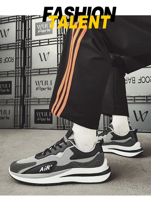 Men's Breathable Flyknit Running Shoes SS2025 Comfy Detail