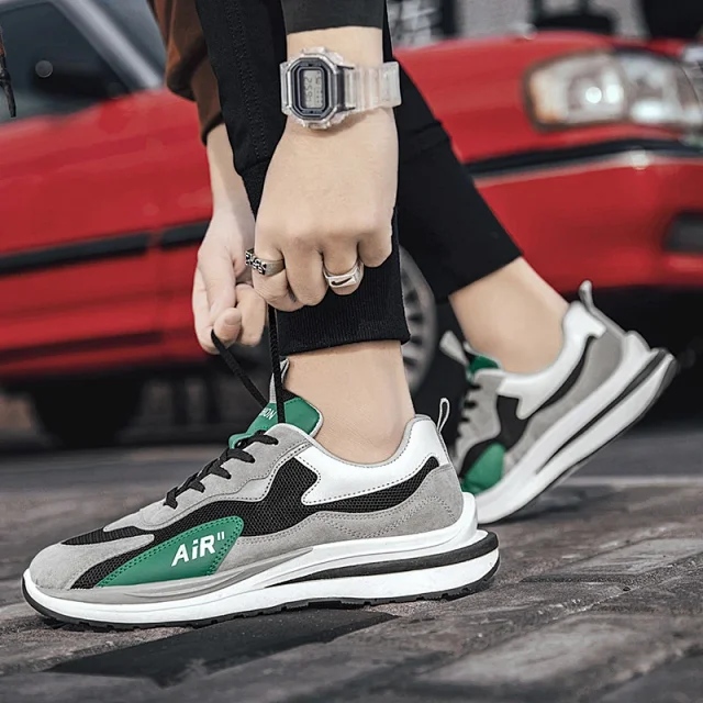 Men's Breathable Flyknit Running Shoes SS2025 Comfy Detail