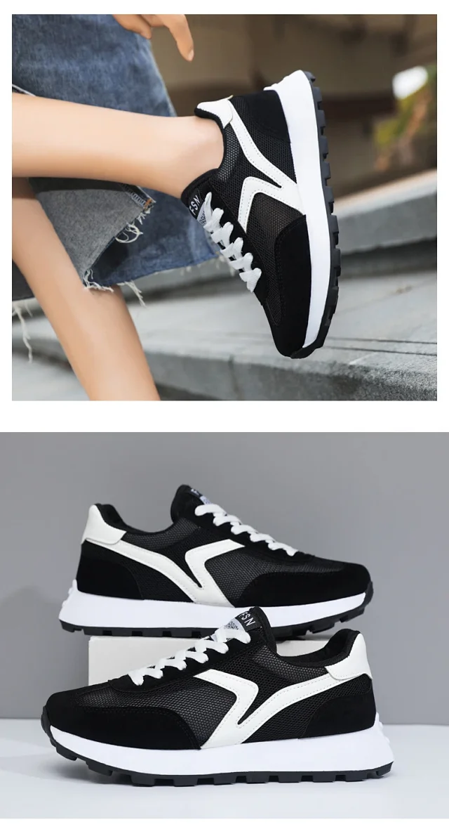 Unisex Platform Lovers' Casual Sneakers Detail
