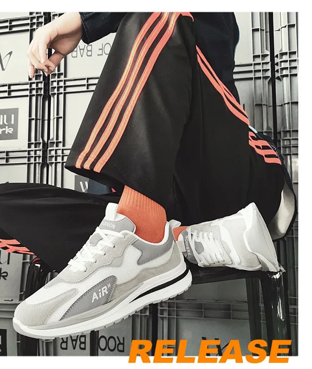 Men's Breathable Flyknit Running Shoes SS2025 Comfy Detail