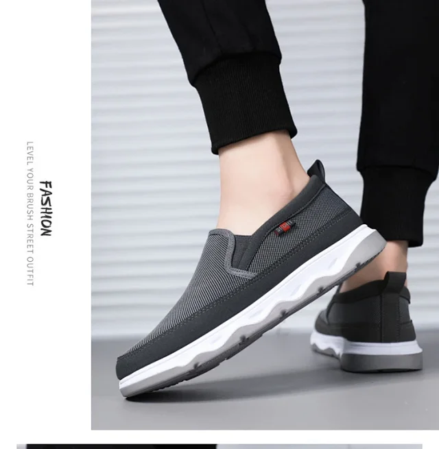 Men's Old Beijing Slip-On Walking Shoes Detail