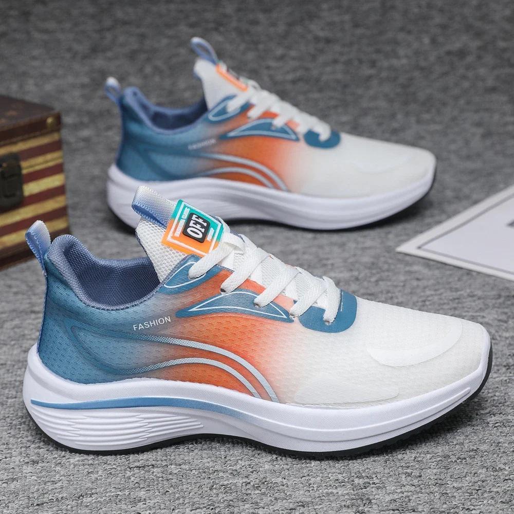 Unisex Spring Breathable Low-Top Flyknit Sneakers