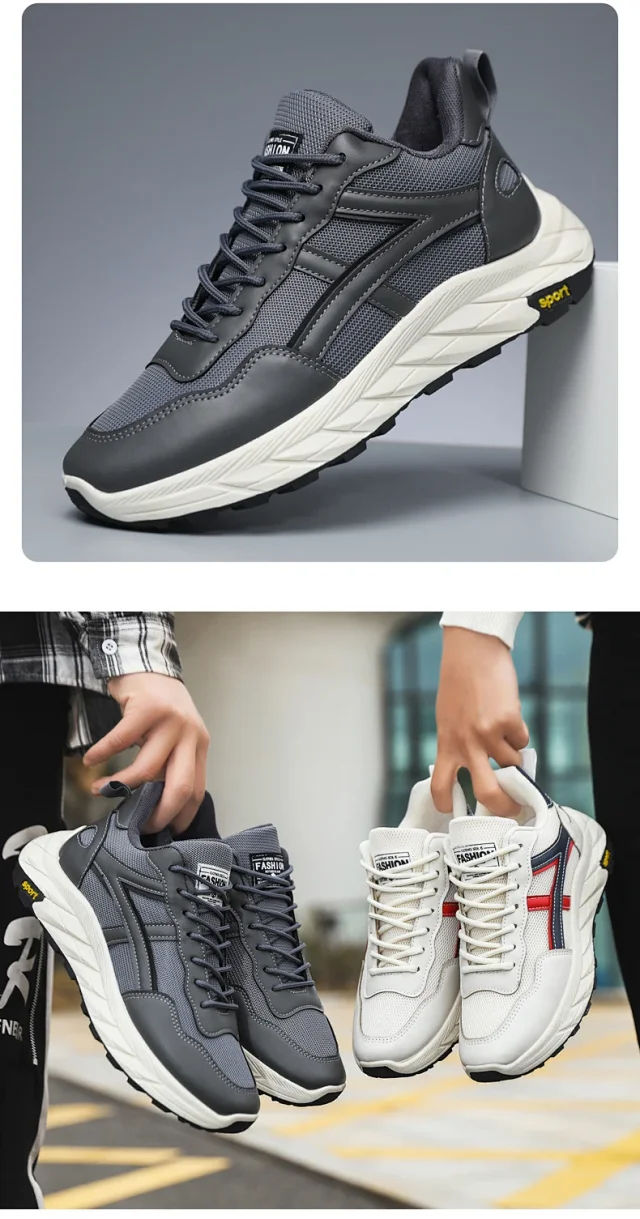 Unisex Mesh Lightweight Running Sneakers Detail