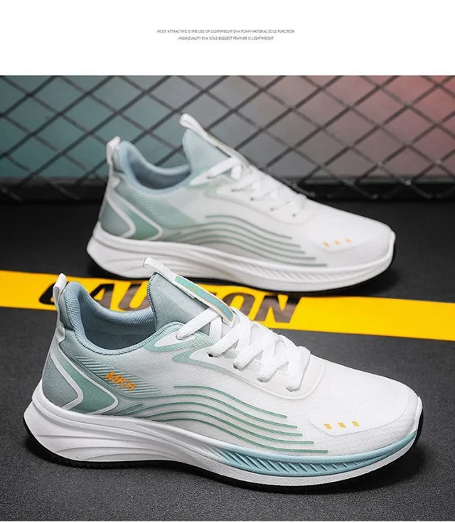 SS25 Men's Breathable Mesh Running Shoes Detail