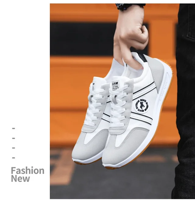 Men's Breathable Slip-On Forrest Gump Sneakers Detail