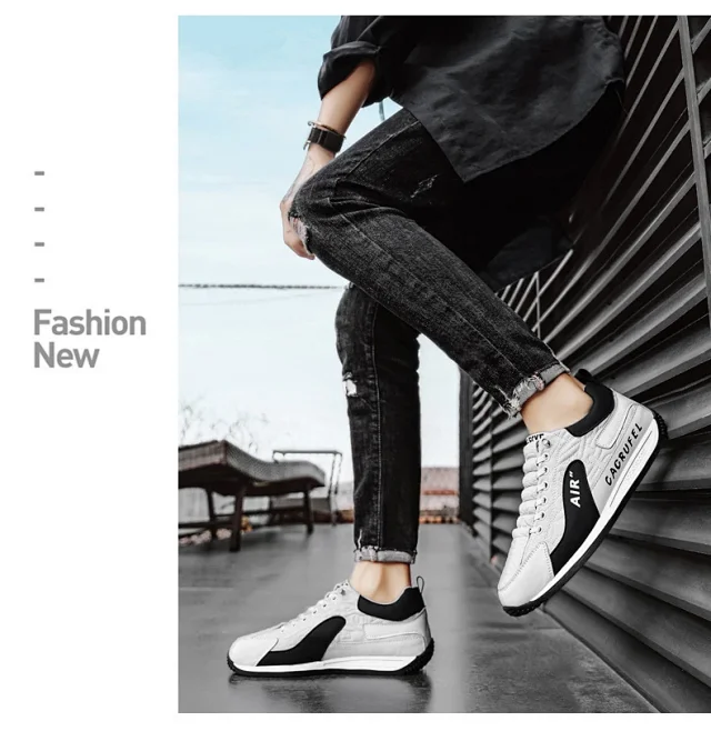 Men's Summer Low-Top Breathable Chunky Sneakers Detail