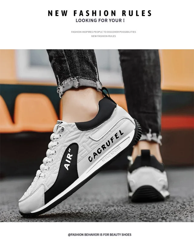 Men's Summer Low-Top Breathable Chunky Sneakers Detail