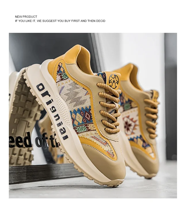 Spring 2025 Embroidered Lift Comfort Sneakers Detail