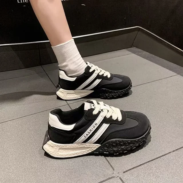 Women's Color-Block Chunky Waffle Sneakers Detail