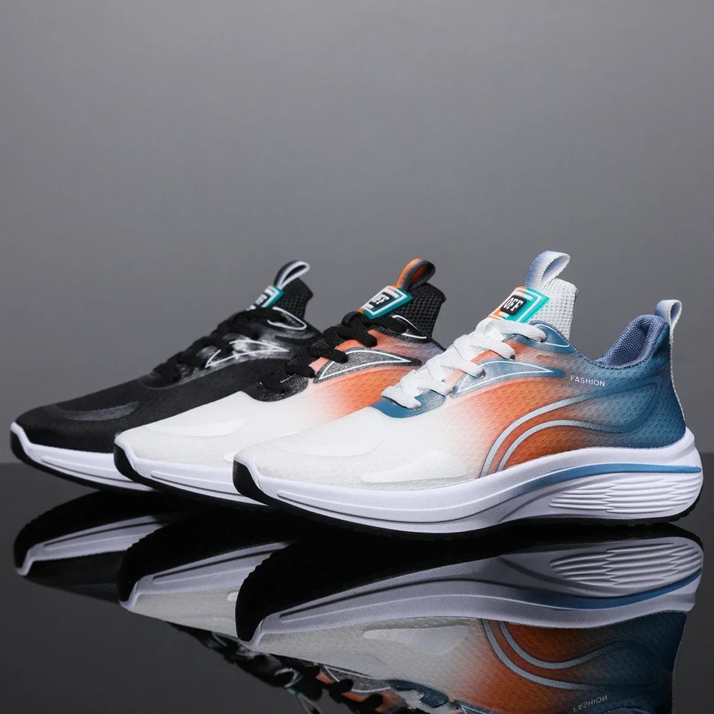 Unisex Spring Breathable Low-Top Flyknit Sneakers