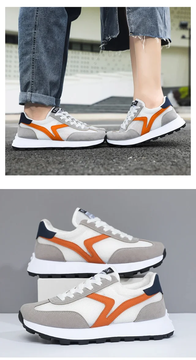 Unisex Platform Lovers' Casual Sneakers Detail