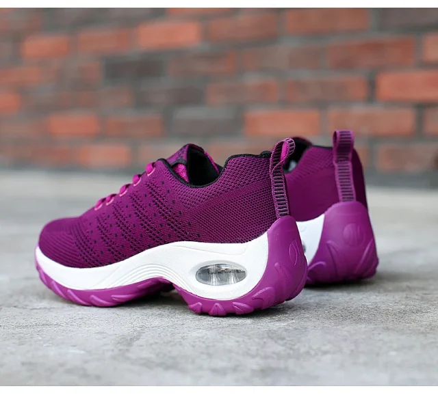 Women's Air Cushion Platform Walking Shoes Detail