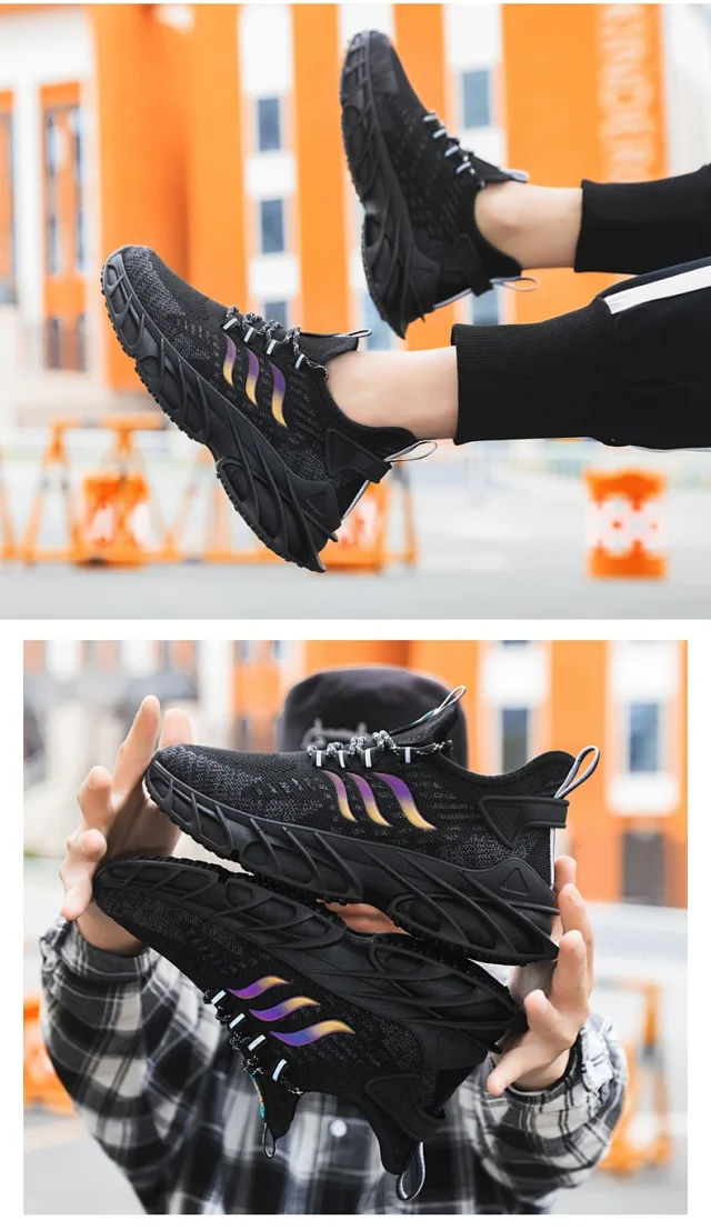 Men's Comfort Lightweight Trendy Sneakers Detail