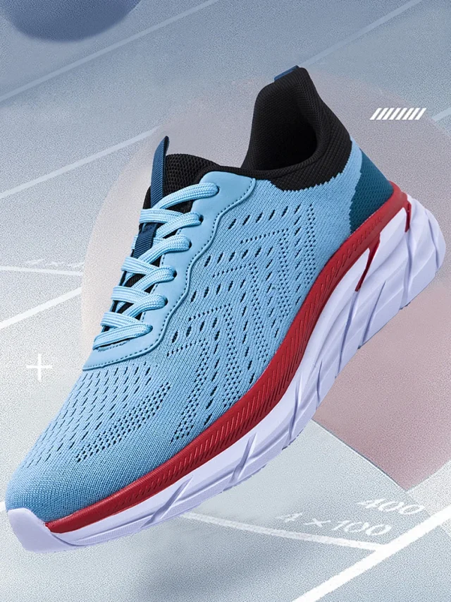 Men's Mesh Running Shoes Casual Cushioned Style Detail