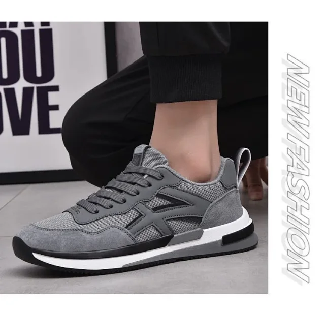 New Autumn Men's Athletic Low-Top Youth Sneakers Detail