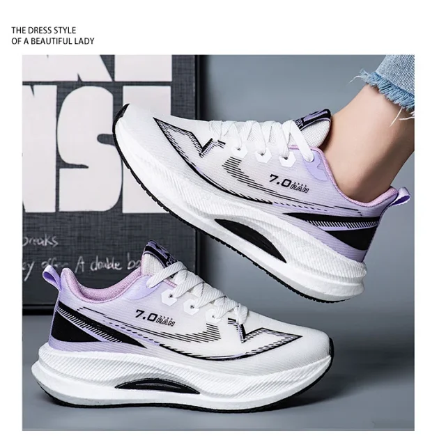 Stain-Resistant Unisex Student Light Running Mesh Sneakers Detail