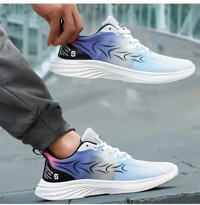 Lightweight Couple Sports Shoes: Bounce & Breathe Detail