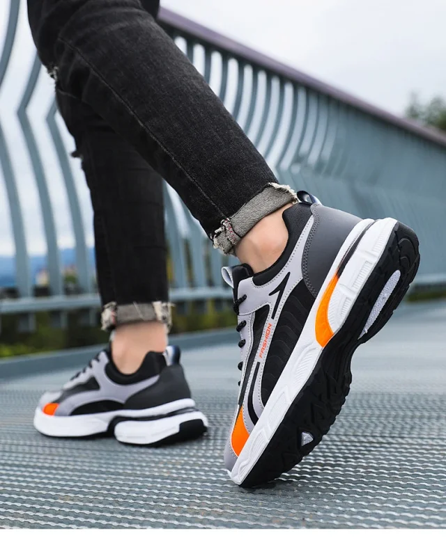 Men's Lightweight Breathable Mesh Running Shoes Detail