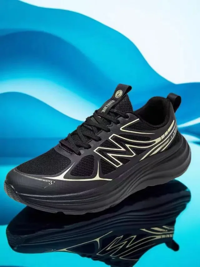His & Hers Cushioned Racing Sneakers Detail