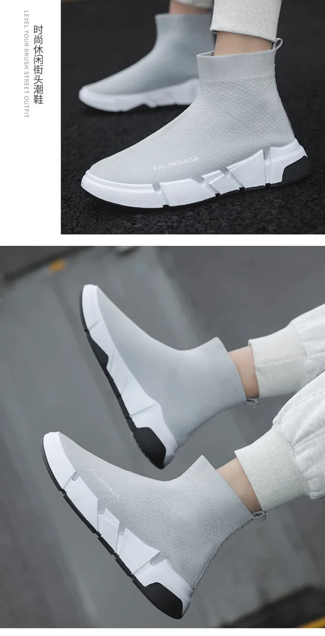 Men's '23 Running Sock Shoes Stylish Detail