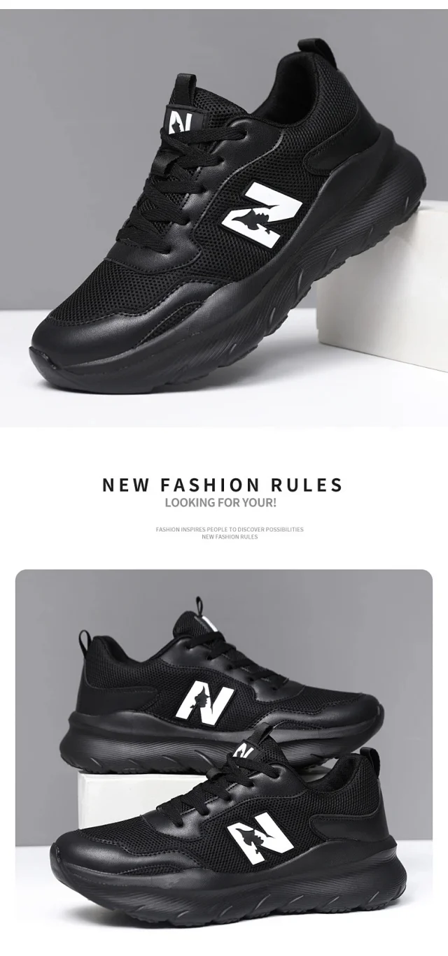 Unisex Couple Lightweight Platform Running Sneakers Detail
