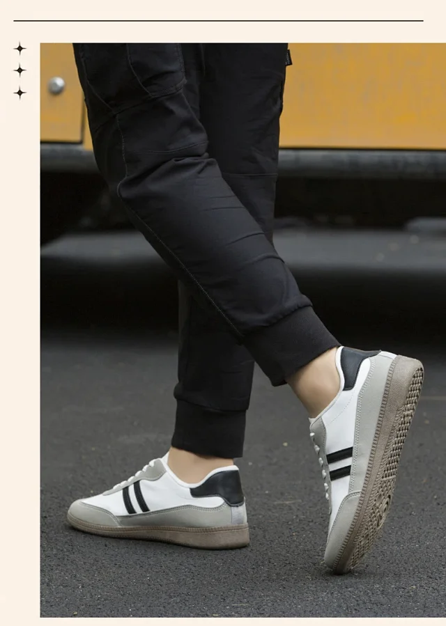 New Breathable Men's Low-top Casual Sneakers Detail