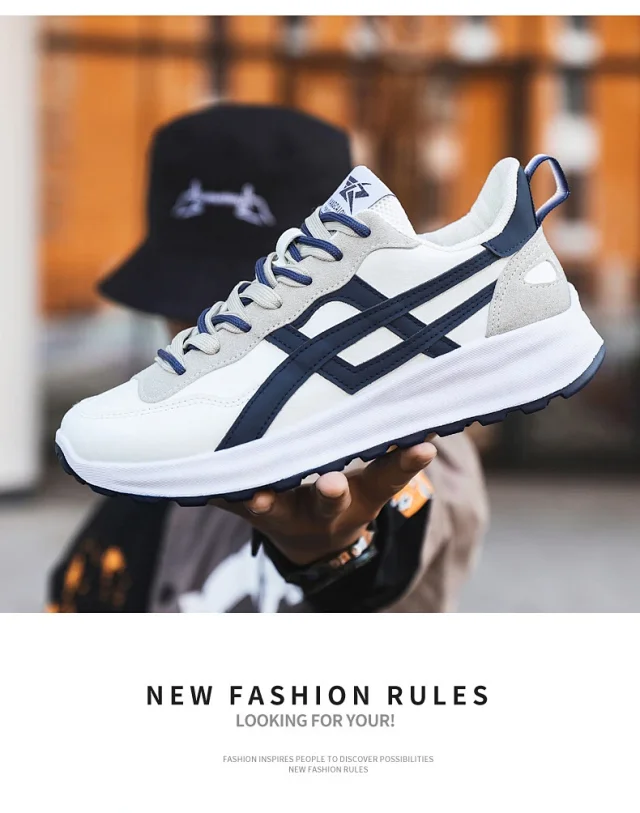 Men's New Fall Chunky Breathable Sneakers Detail