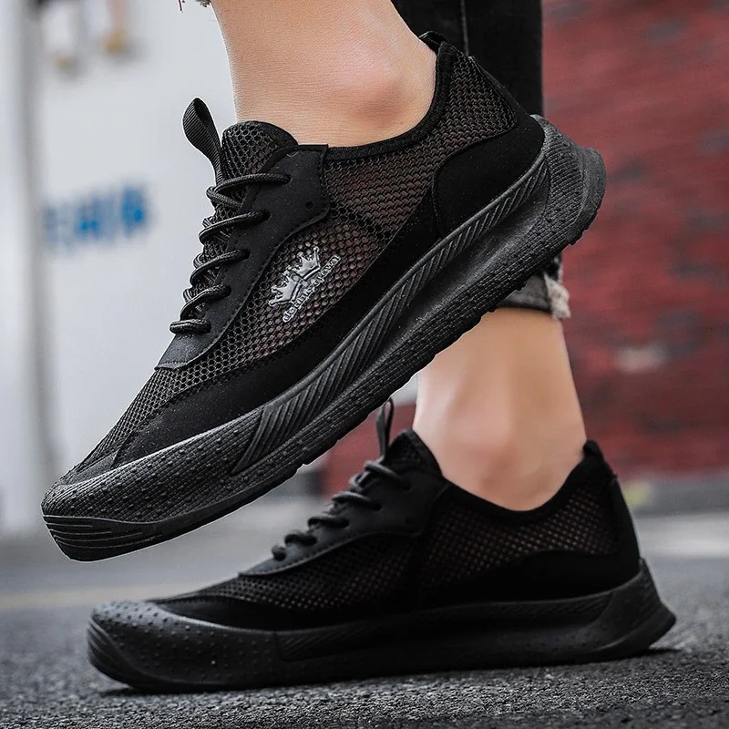 Men's Ventilated Mesh Height Low-Cut Shoes