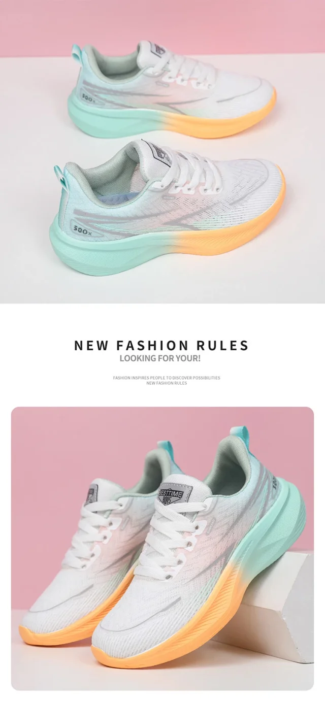 Summer Couple Ultra-light Chunky Mesh Runners Detail