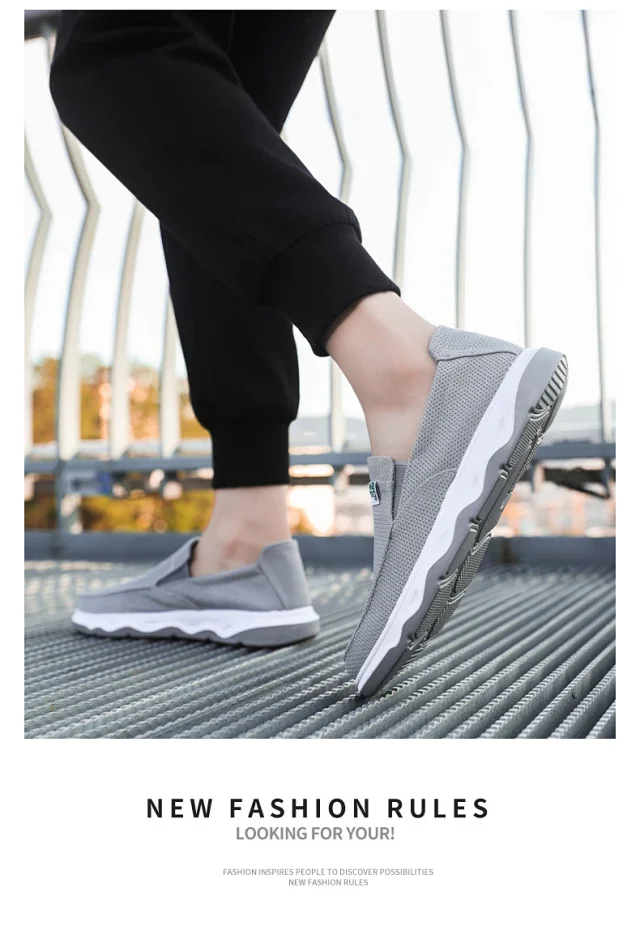 Men's Old Beijing Mesh Cloth Shoes Detail