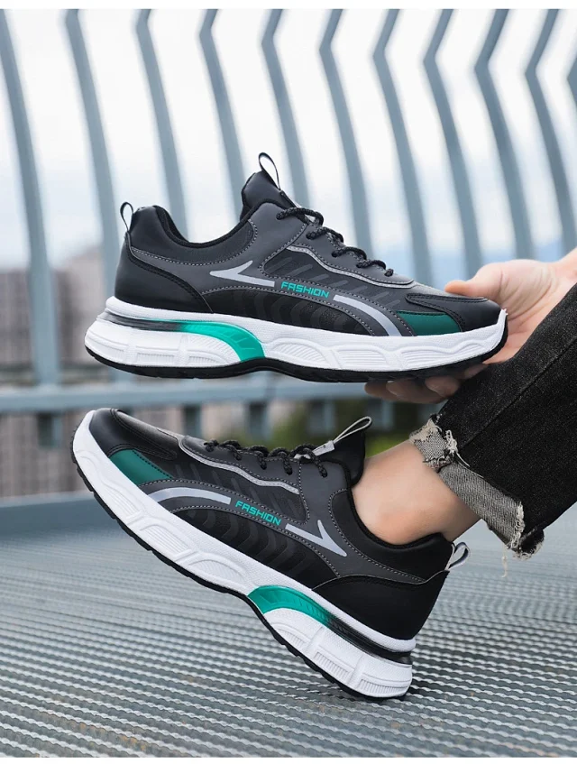 Men's Lightweight Breathable Mesh Running Shoes Detail