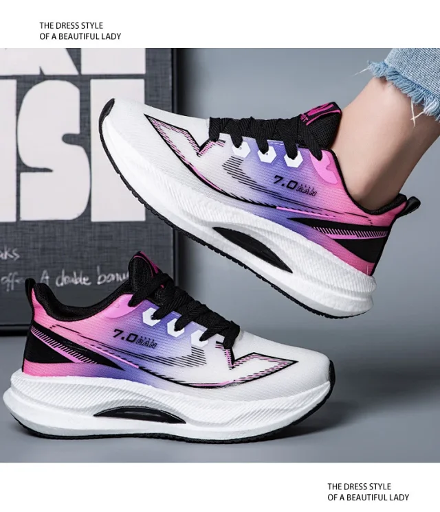 Stain-Resistant Unisex Student Light Running Mesh Sneakers Detail